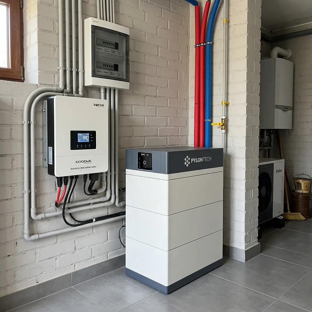 Montaż magazynu energii Pylontech 15 kWh - Katowice
